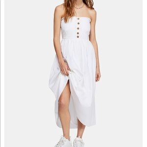 Free people sun dress with removable straps